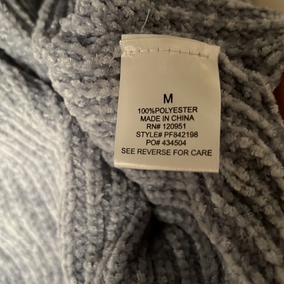 PINK ROSE Blue-Grey Knitted Cardigan - Picture 4 of 4